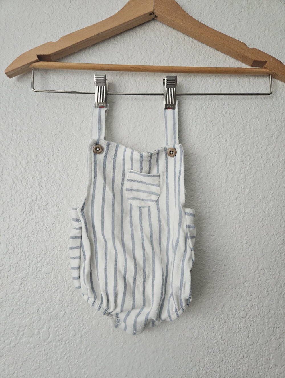 rabbit & bear organic overalls, 3 months